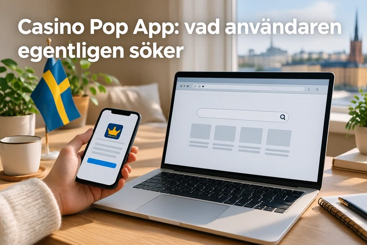Casino Pop App: vad användaren egentligen söker