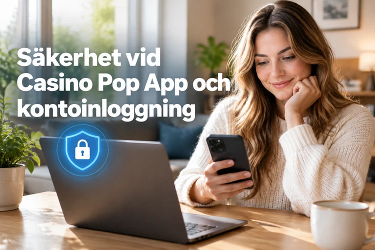 Säkerhet vid Casino Pop App och kontoinloggning