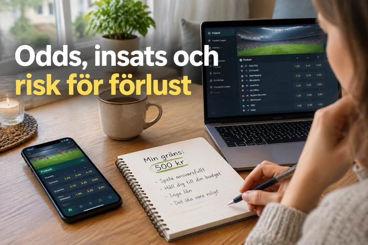 Odds, insats och risk för förlust