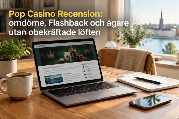 Pop Casino Recension: omdöme, Flashback och ägare utan obekräftade löften