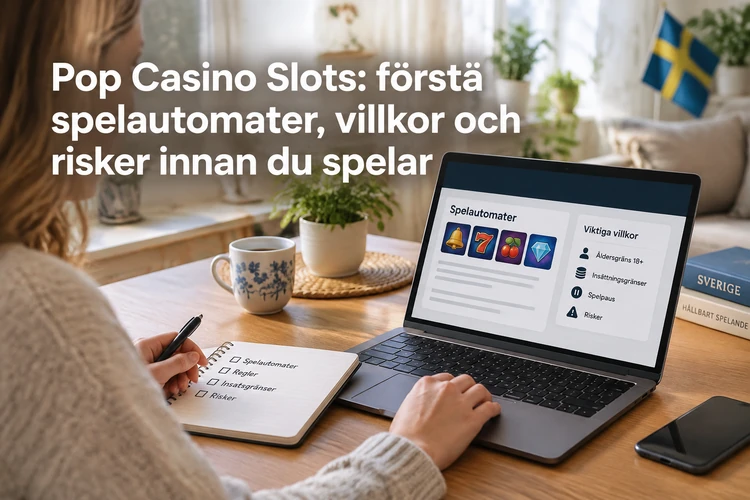 Pop Casino Slots: förstå spelautomater, villkor och risker innan du spelar