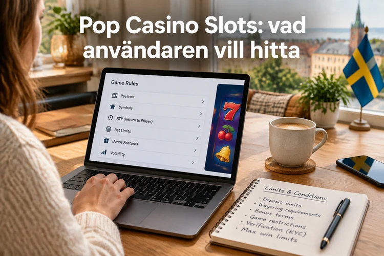 Pop Casino Slots: vad användaren vill hitta